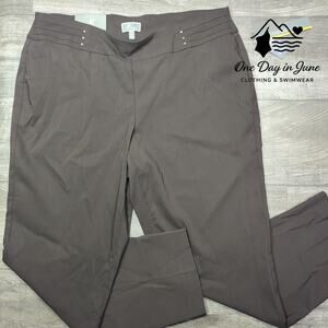 JM Collection Slim Leg Pants Size 18W